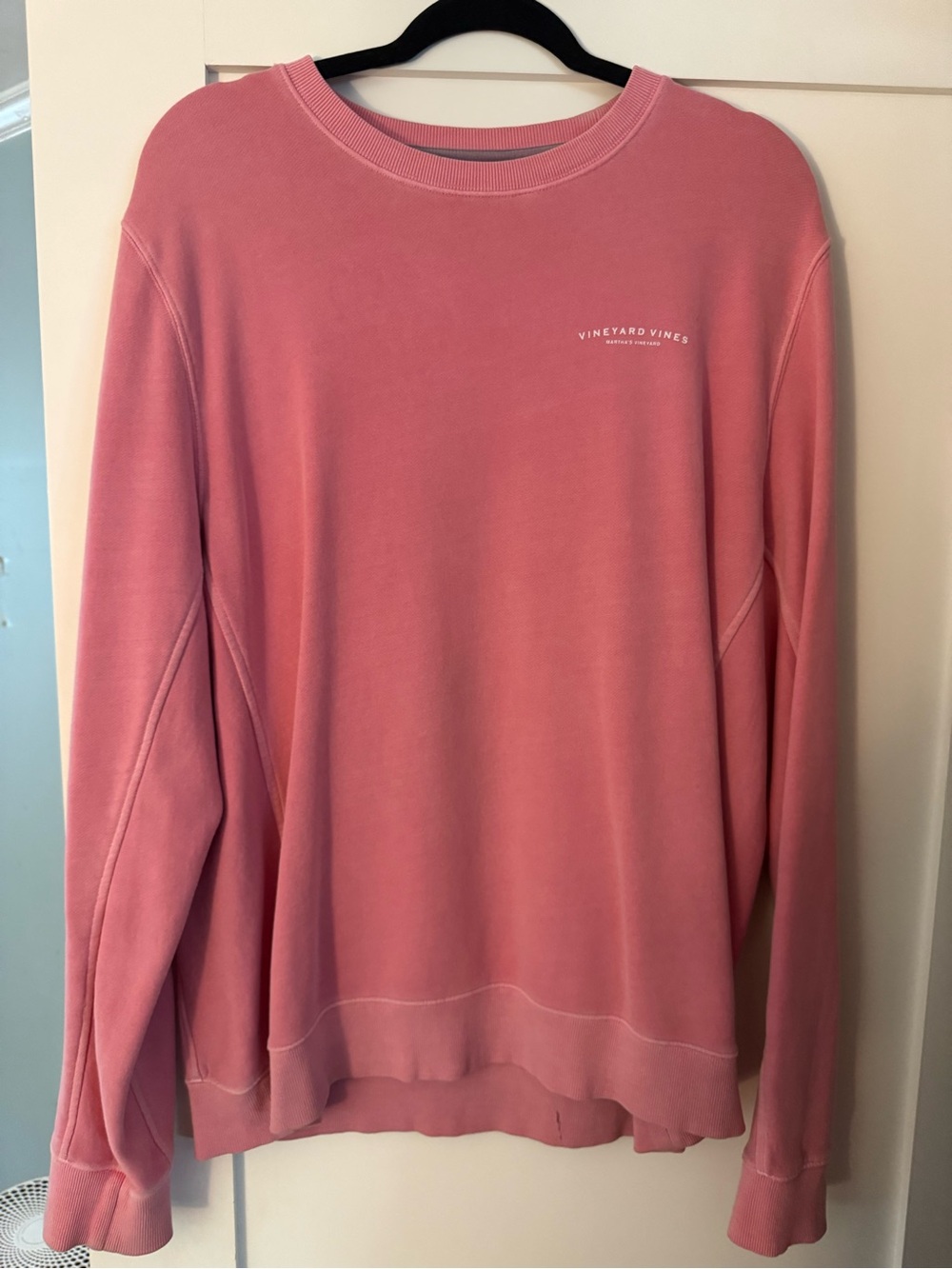 Vineyard Vines Coral Pink Crewneck Sweatshirt